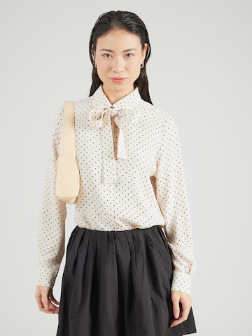 SEIDENSTICKER Blúz 'The Statement Prints' - bézs: elől