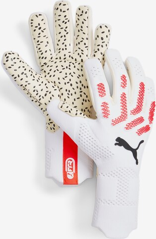 PUMA Athletic Gloves 'FUTURE' in White: front