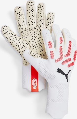 PUMA Athletic Gloves 'FUTURE' in White: front