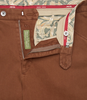 Meyer Hosen Slim fit Chino Pants in Brown