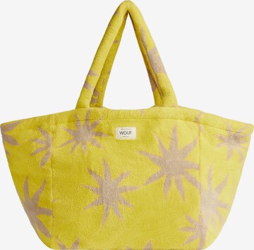 Wouf Shopper 'Terry Towel' in Yellow: front