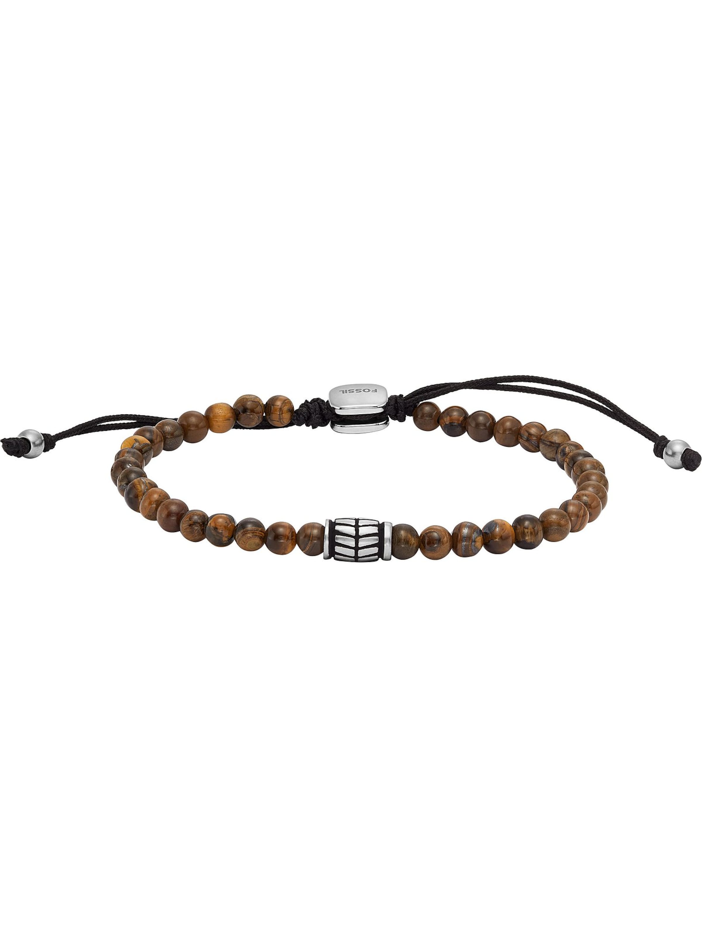 FOSSIL Armband in Bruin: voorkant