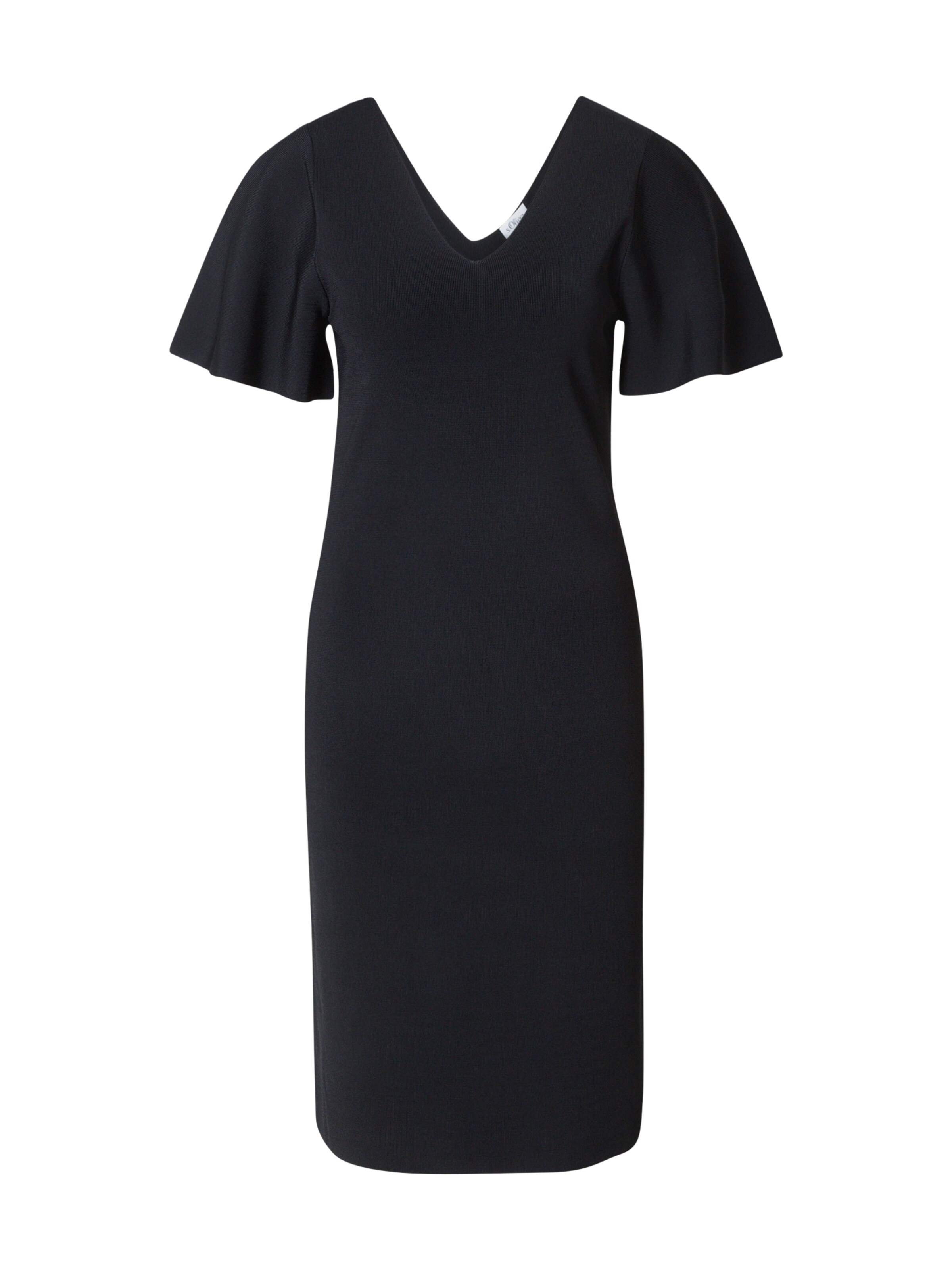 Frauen Große Größen s.Oliver BLACK LABEL Kleid in Schwarz - IB05801