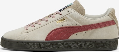 PUMA Baskets basses 'Fuzzy' en 44 en beige clair / rouge, Vue avec produit