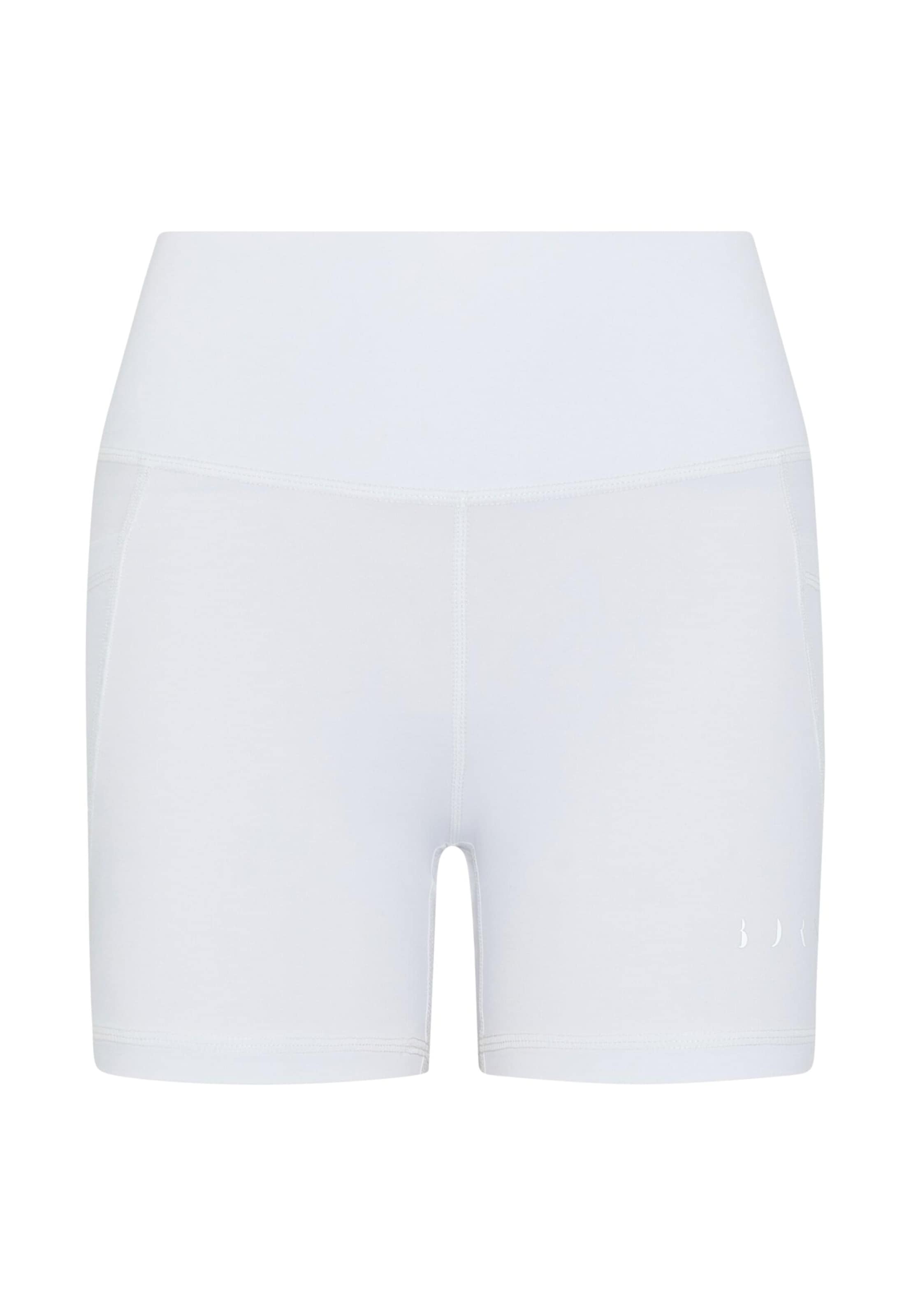 Born Living Yoga Regular Sportief sweatvest 'Eider' in Wit: voorkant