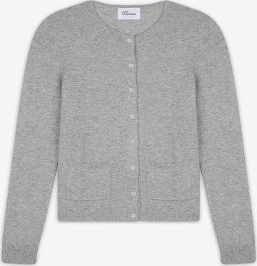 JUST CASHMERE Neuletakki 'KATHARINE' värissä harmaa: etupuoli