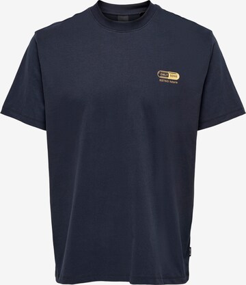 Only & Sons T-Shirt 'HAROLD' in Blau: predná strana