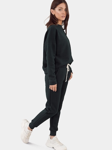 Regular Pantalon Ombre en noir