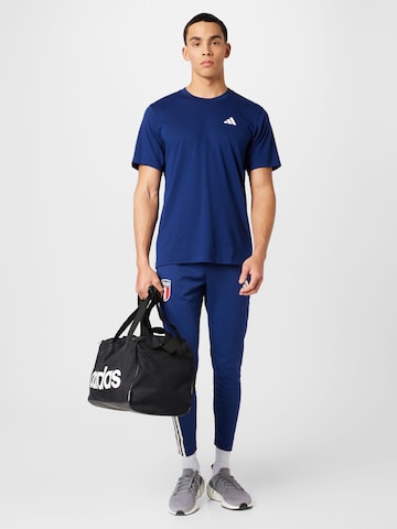 ADIDAS PERFORMANCE - Camisa funcionais 'Train Essentials Feelready ' em azul