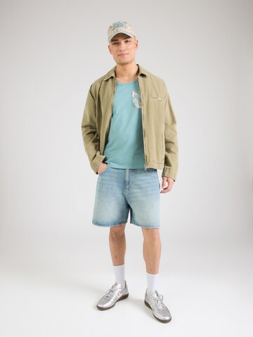 JACK & JONES - Camiseta 'JJHONOLULU' en verde