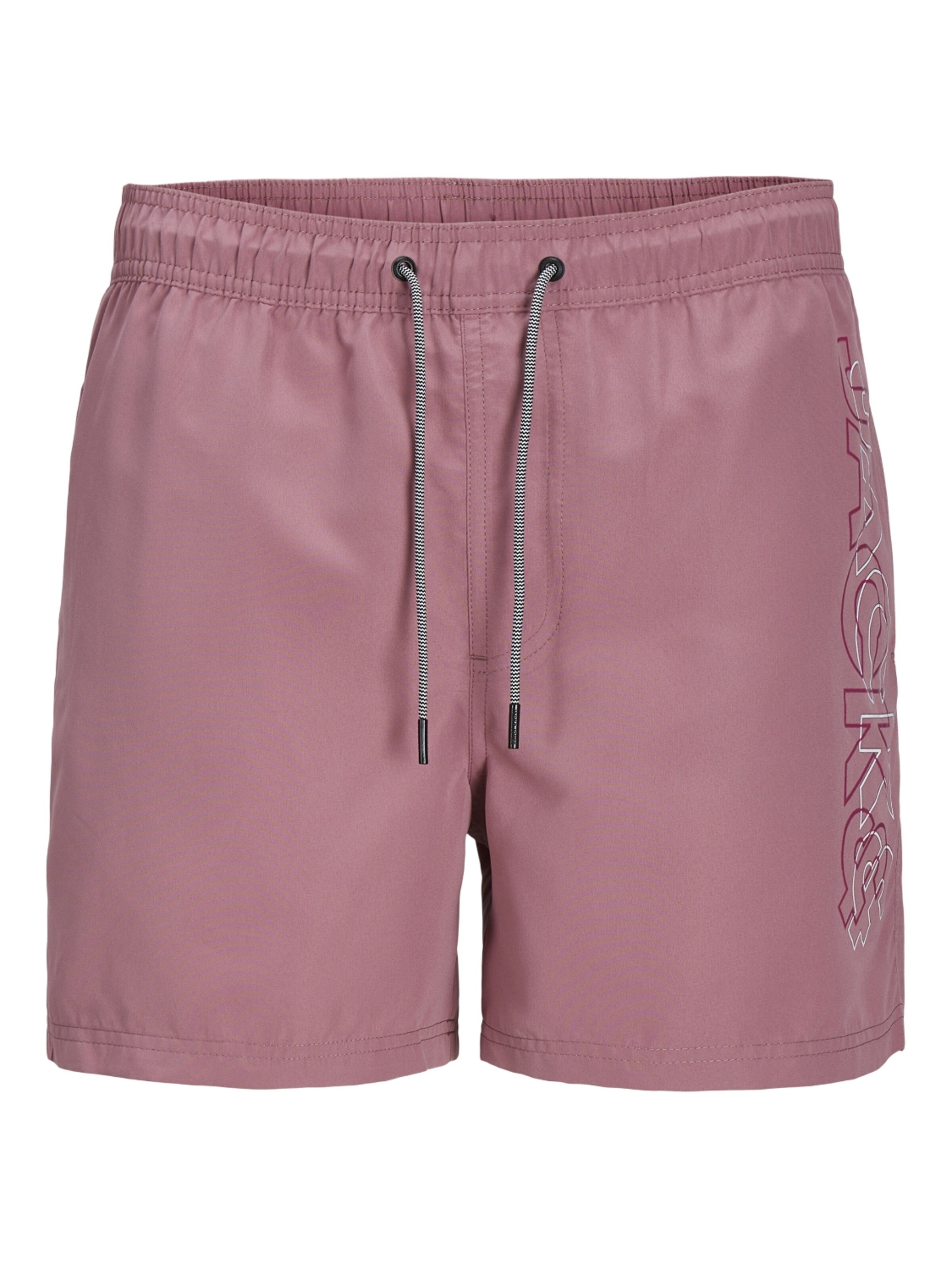 Pantaloncini da bagno 'JPSTFiji' di JACK & JONES in rosa: frontale