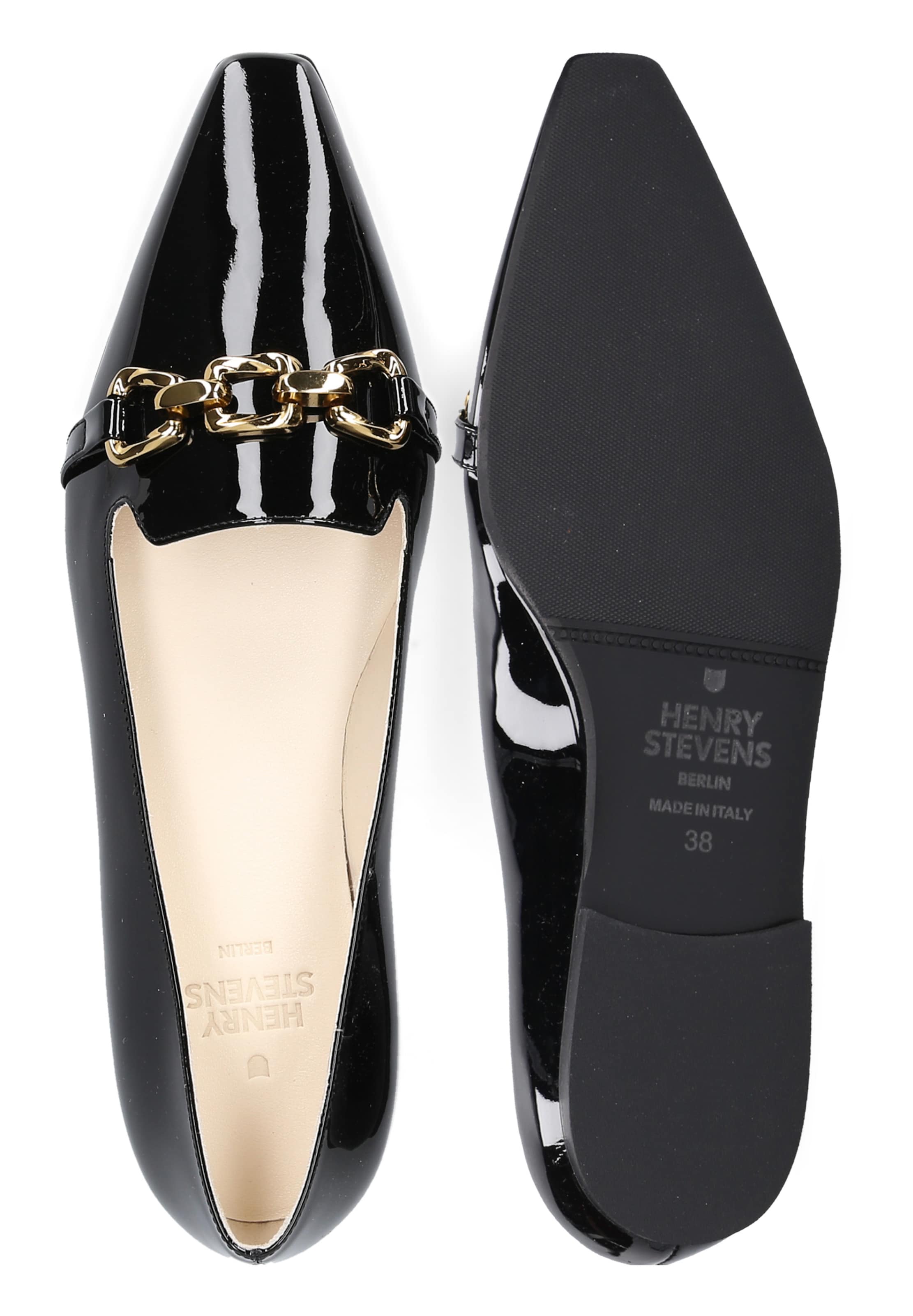 Henry Stevens Loafer 'Madison HVL' in Schwarz