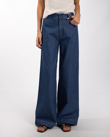Wide Leg Jean THE-ARE en bleu : devant