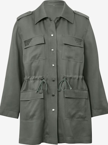 Parka mi-saison Angel of Style en vert : devant