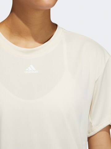 ADIDAS SPORTSWEAR Funktionstopp 'TRNG 3S TEE' i vit