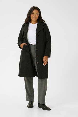 KAFFE CURVE Between-seasons coat 'Anni' in Black