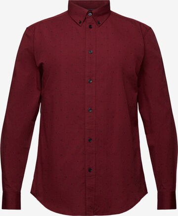 Chemise ESPRIT en rouge : devant