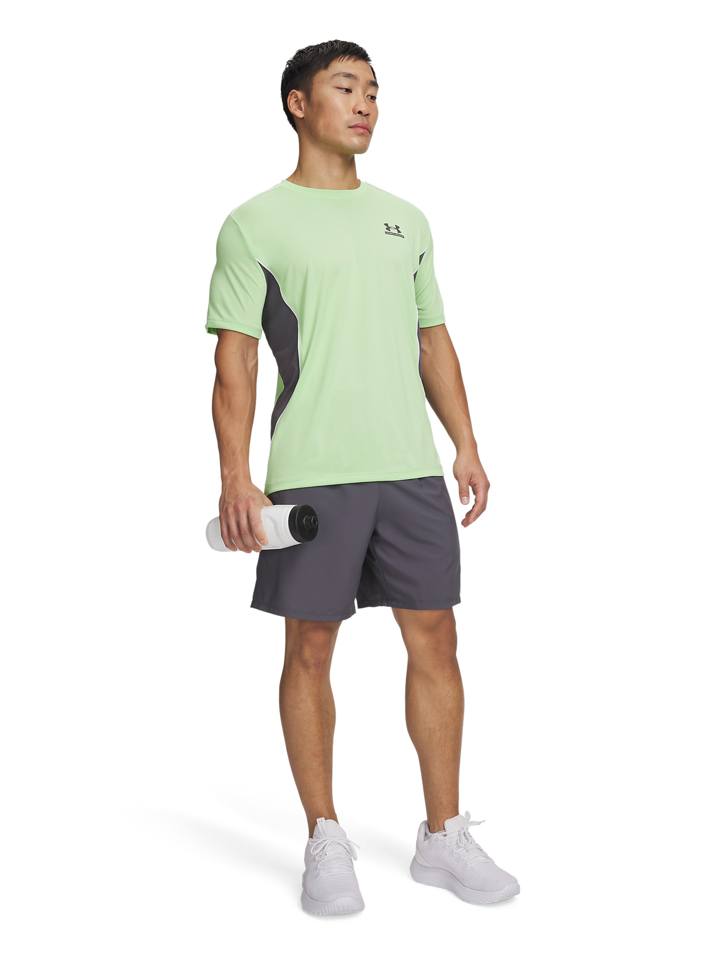 UNDER ARMOUR Regular Sportbroek in Grijs