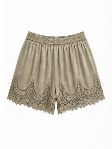 Opal Studio Broek ' Luna ' in Bruin: voorkant