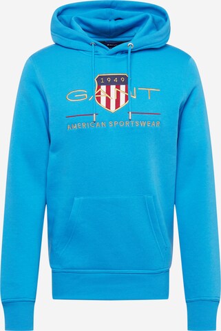 GANT - Sudadera en azul: frente