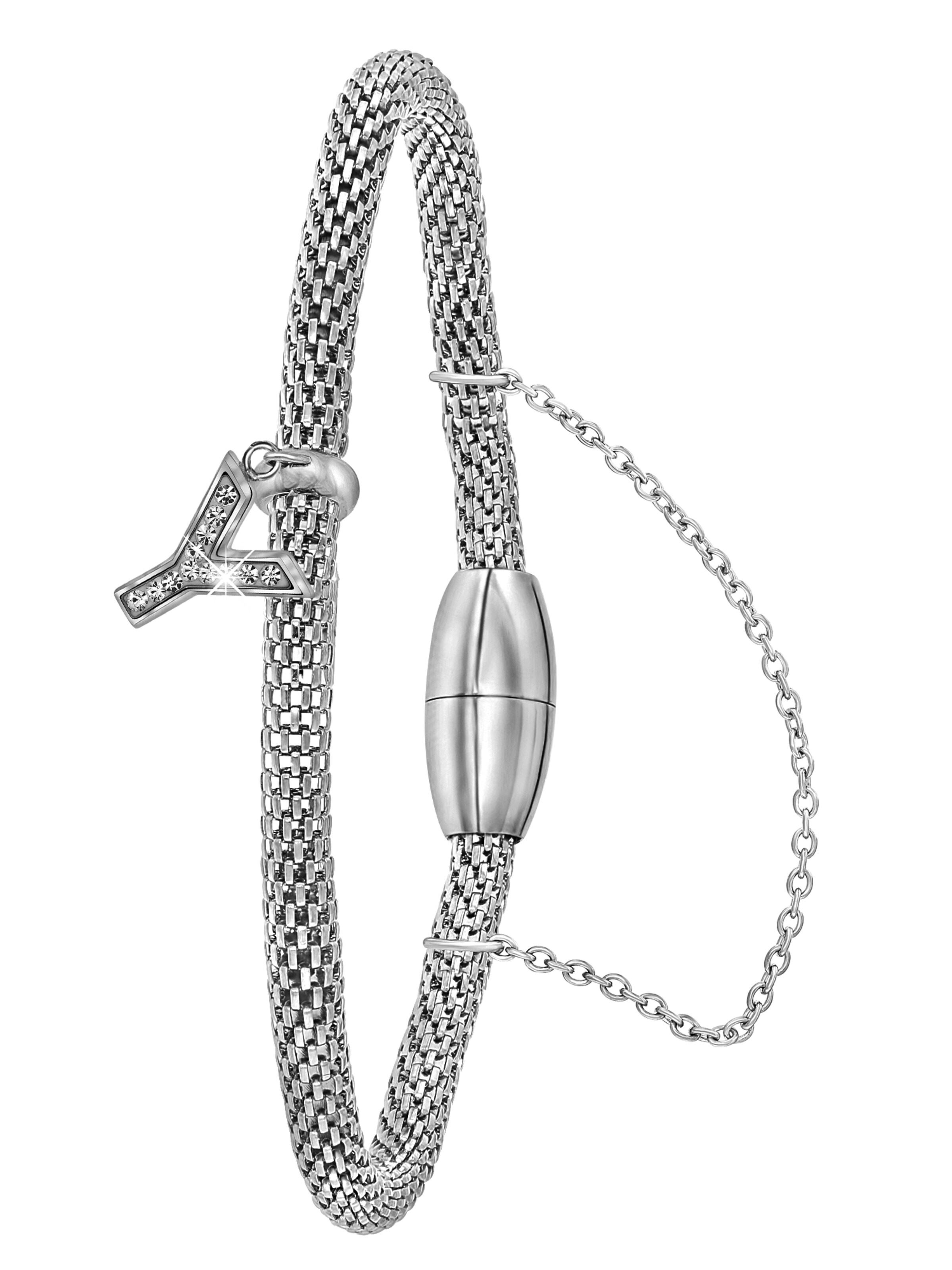 Lucardi Bracelet in Silver: front