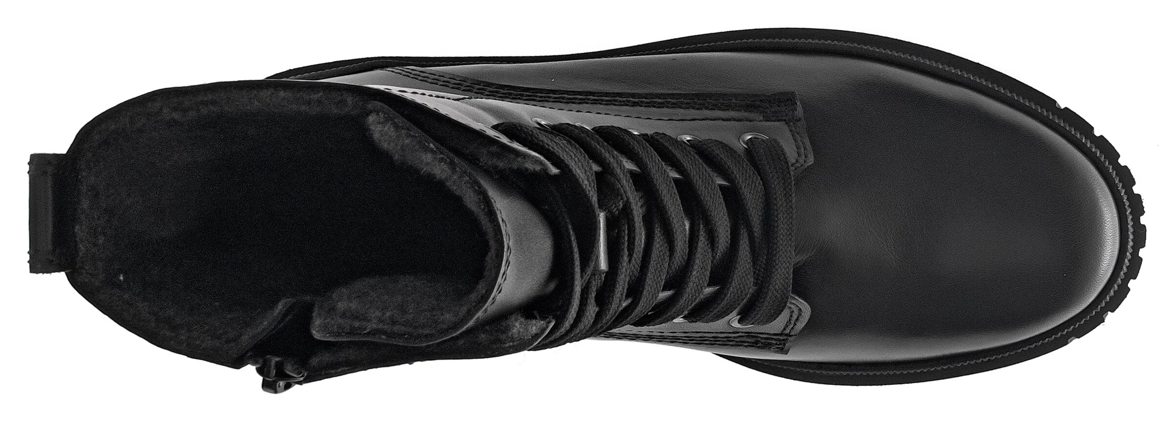 GABOR Schnürstiefelette in Schwarz