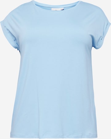 ONLY Carmakoma Shirt 'TANTIE' in Blauw: voorkant