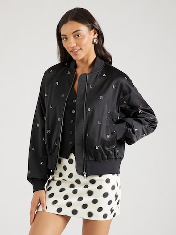 Karl Lagerfeld Between-Season Jacket in Black: front