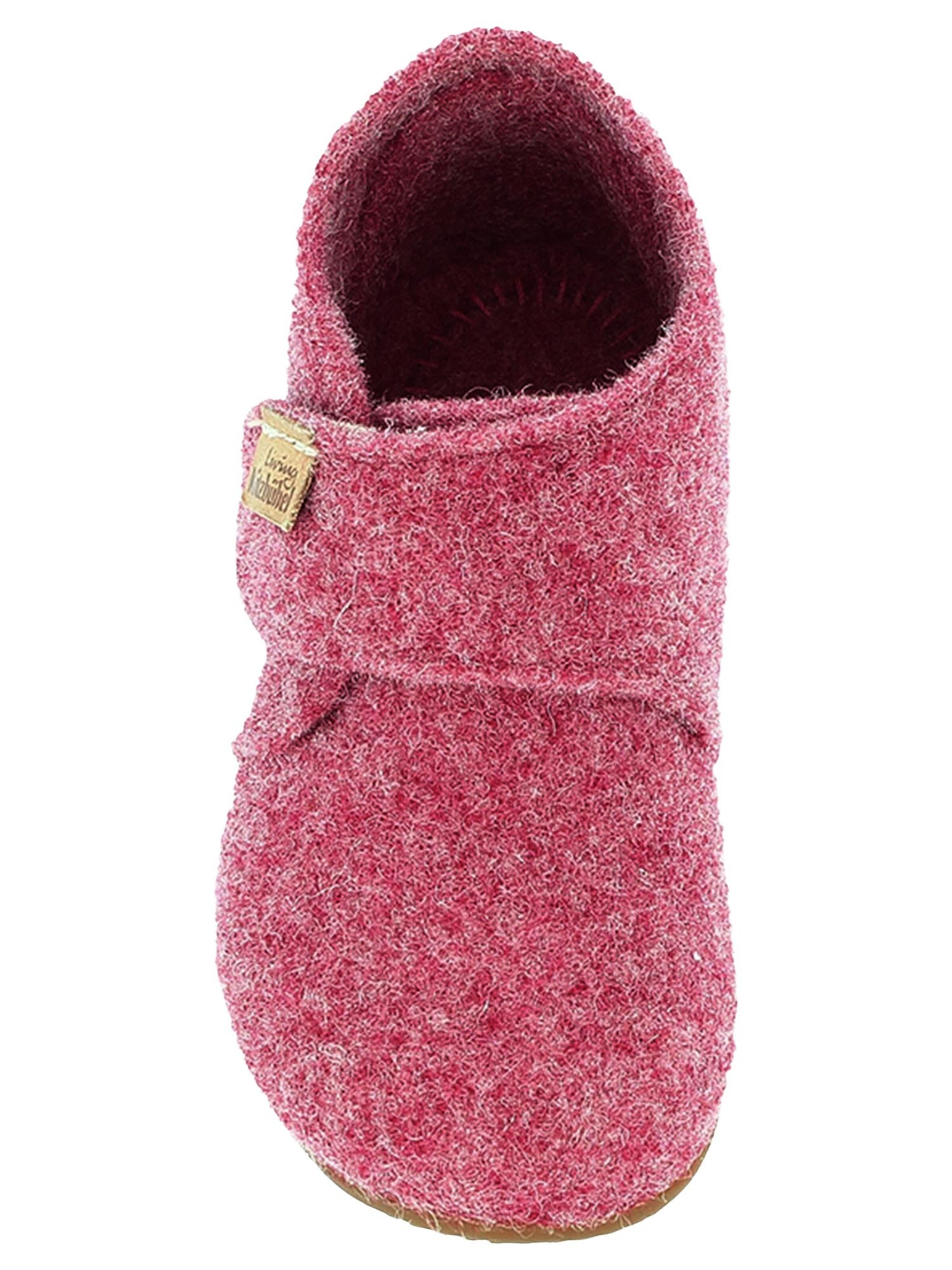 Living Kitzbühel Slipper 'Filz' in Red