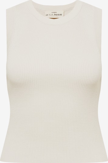 A LOT LESS Tops en tricot 'Maxi' en blanc naturel, Vue avec produit