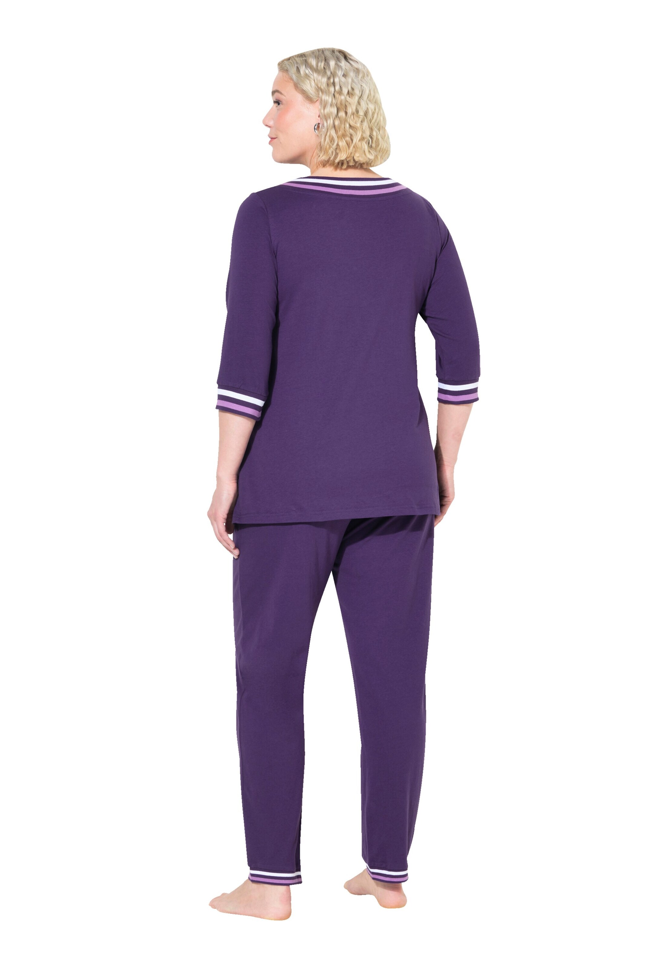 Ulla Popken Pajama in Purple