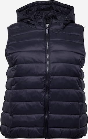 ONLY Carmakoma Bodywarmer 'Tahoe' in Zwart: voorkant