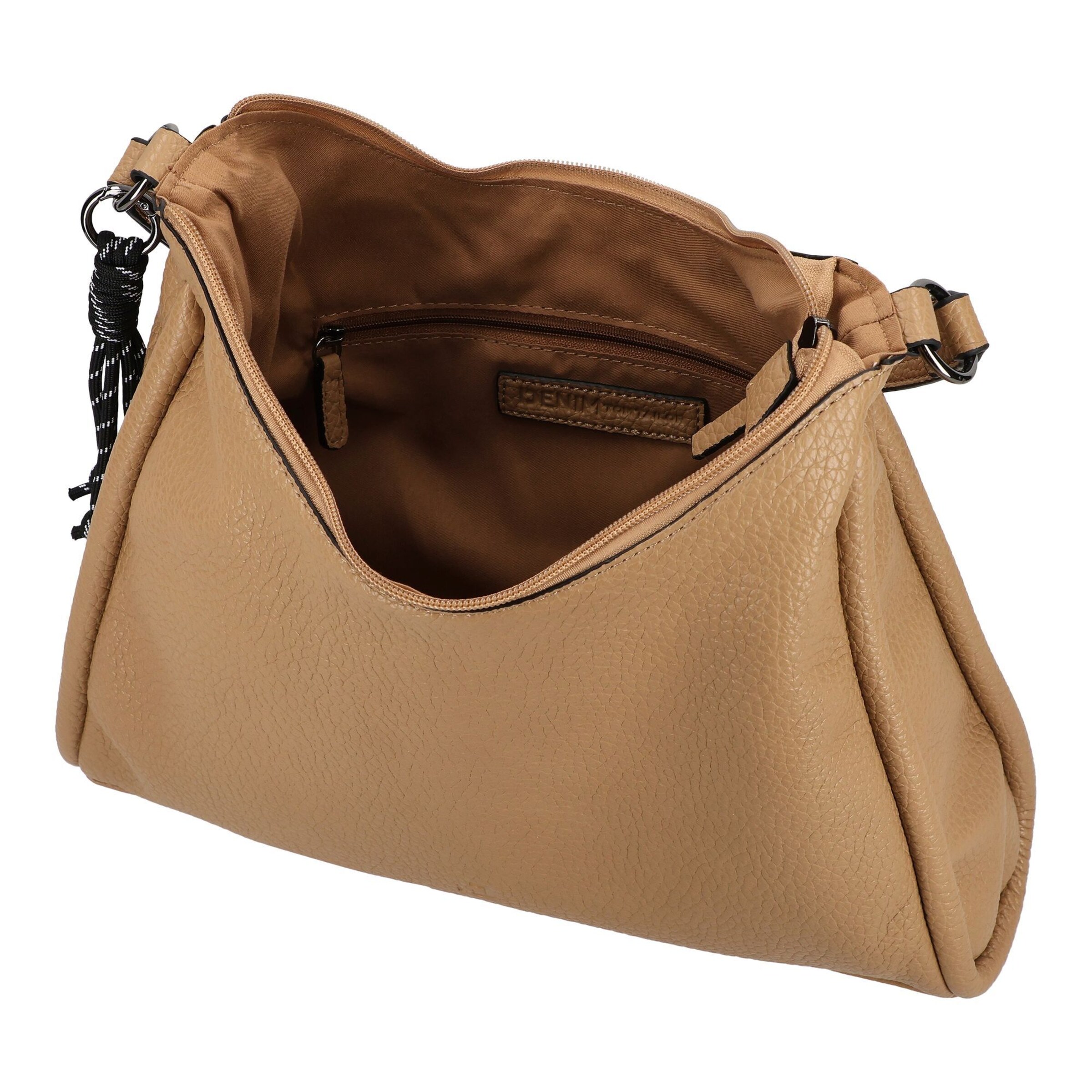 TOM TAILOR DENIM Schoudertas 'Finna' in Bruin