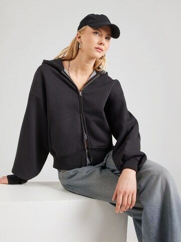 WEEKDAY Кофта на молнии 'Yoshi' в Черный: спереди