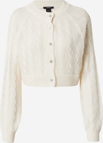 Lindex Knit Cardigan 'Ruth' in White: front