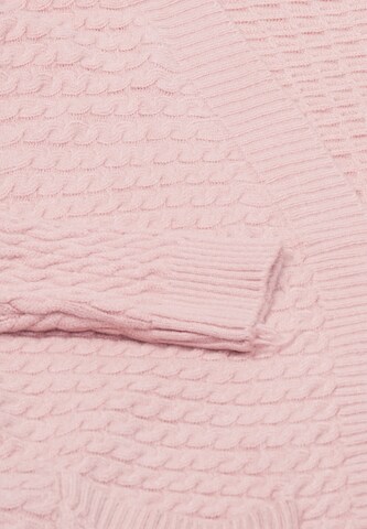 Geacă tricotată de la isha pe roz
