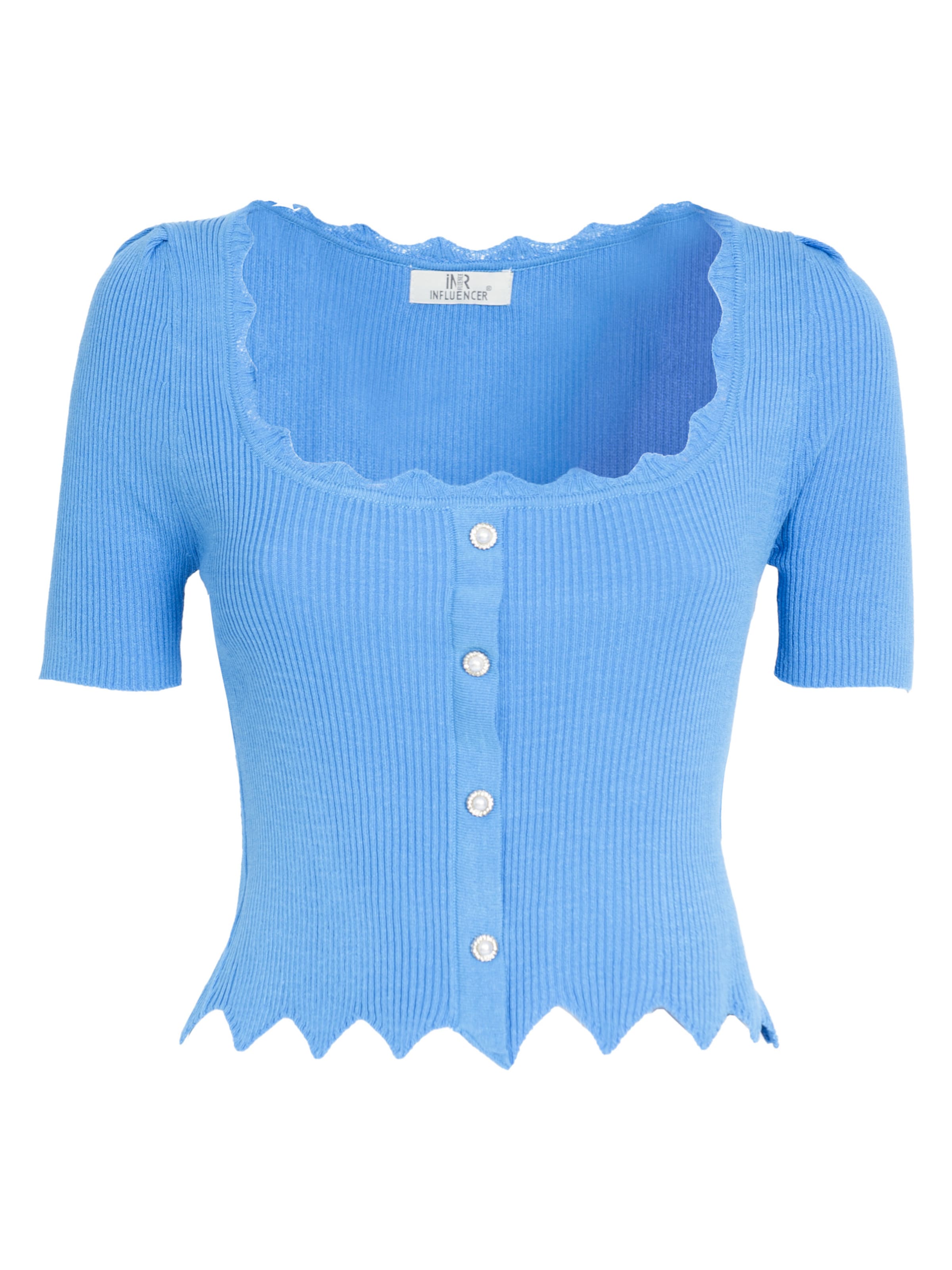 Influencer Sweater in Blue: front