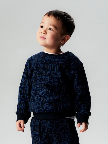 NAME IT - Sudadera en azul: frente