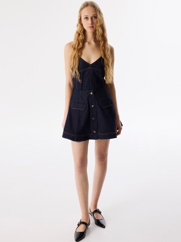 Twist Rok in Blauw
