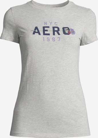 AÉROPOSTALE Shirt in Grey: front