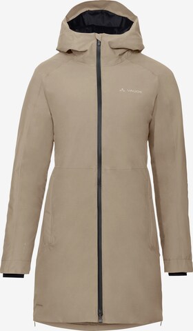 VAUDE Outdoor Jacket 'Mineo' in Beige: front