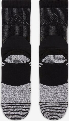 NIKE Athletic Socks in Black