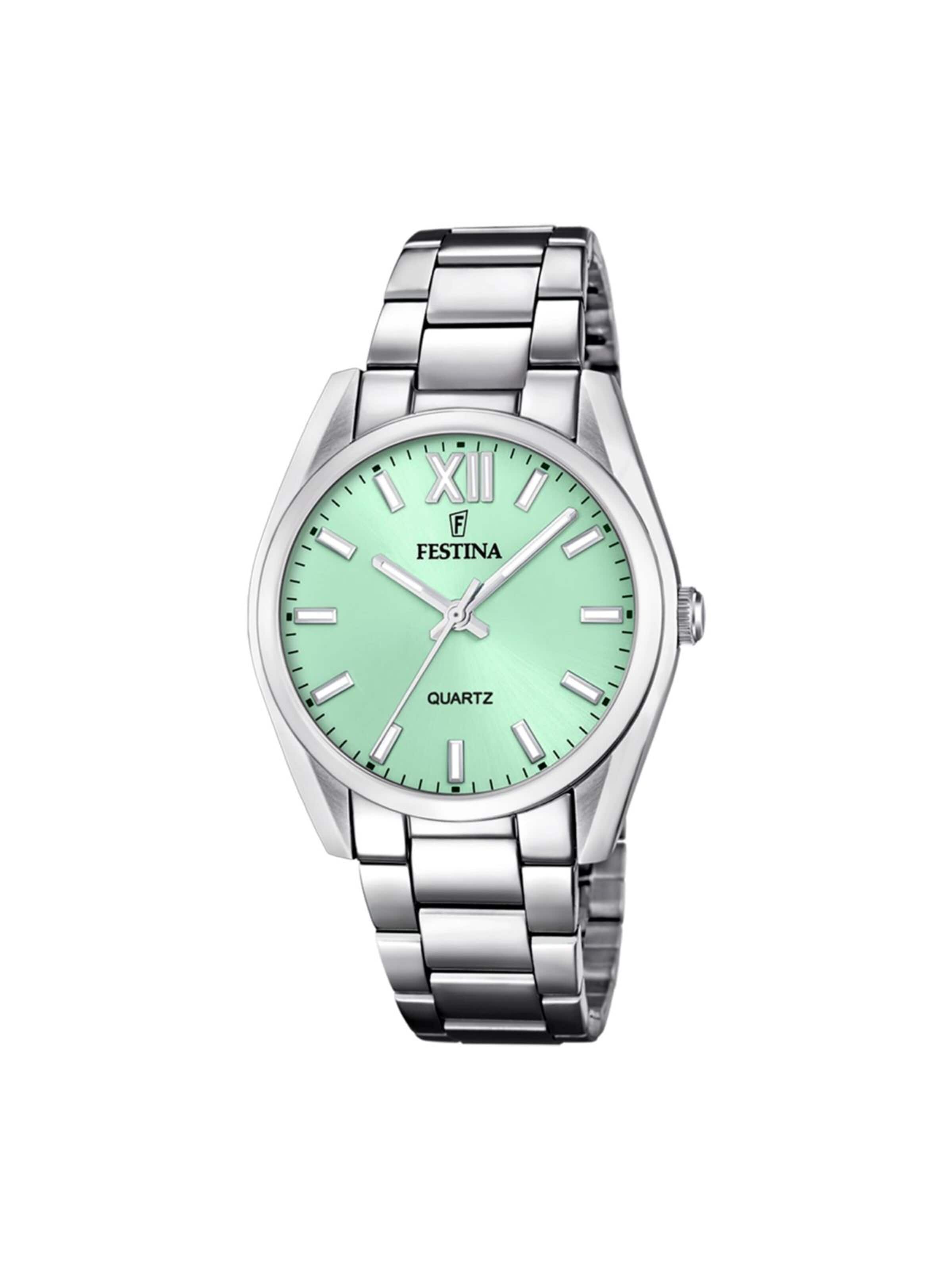 FESTINA Analog watch 'Boyfriend' in Green: front