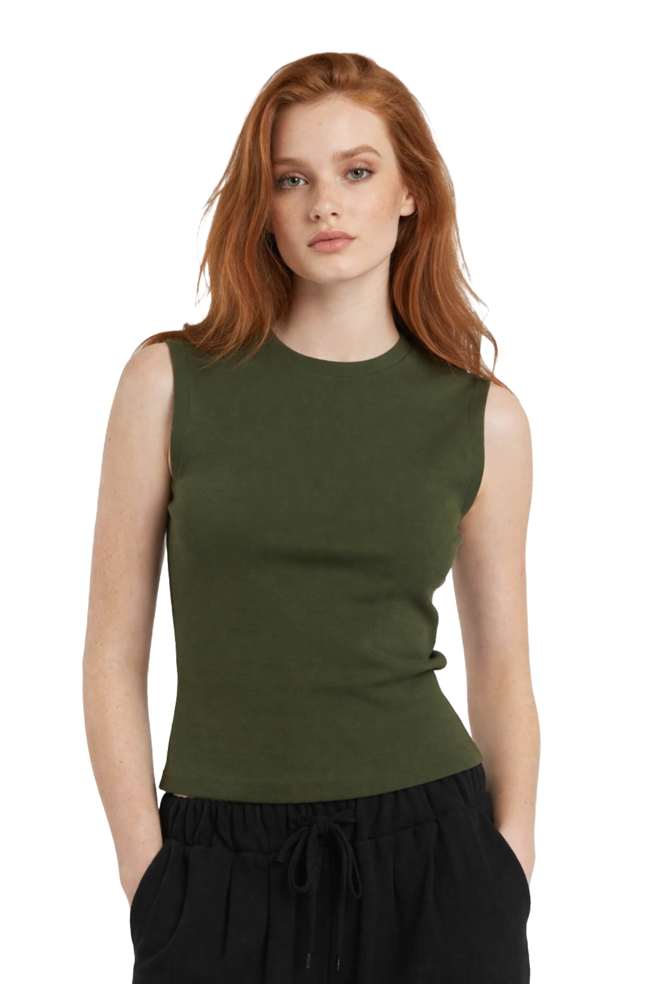 No Matter What Top in Groen: voorkant