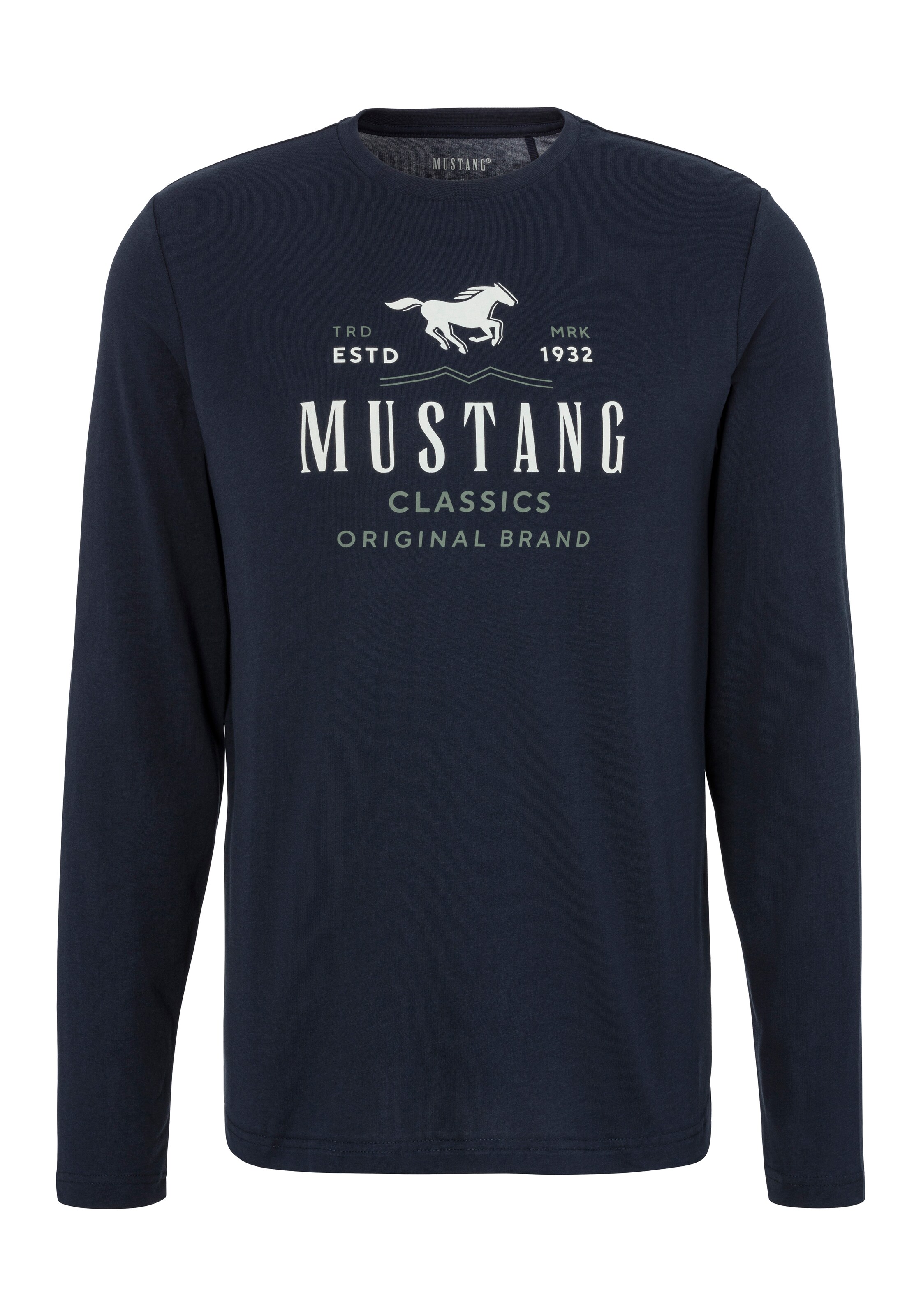 MUSTANG Shirt in Blau: Vorderseite
