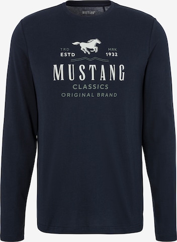 MUSTANG Shirt in Blau: Vorderseite