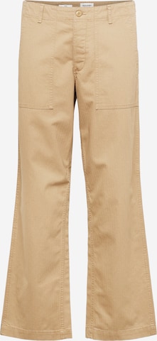 Pantalon 'BILL FATIGUE' JACK & JONES en beige : devant