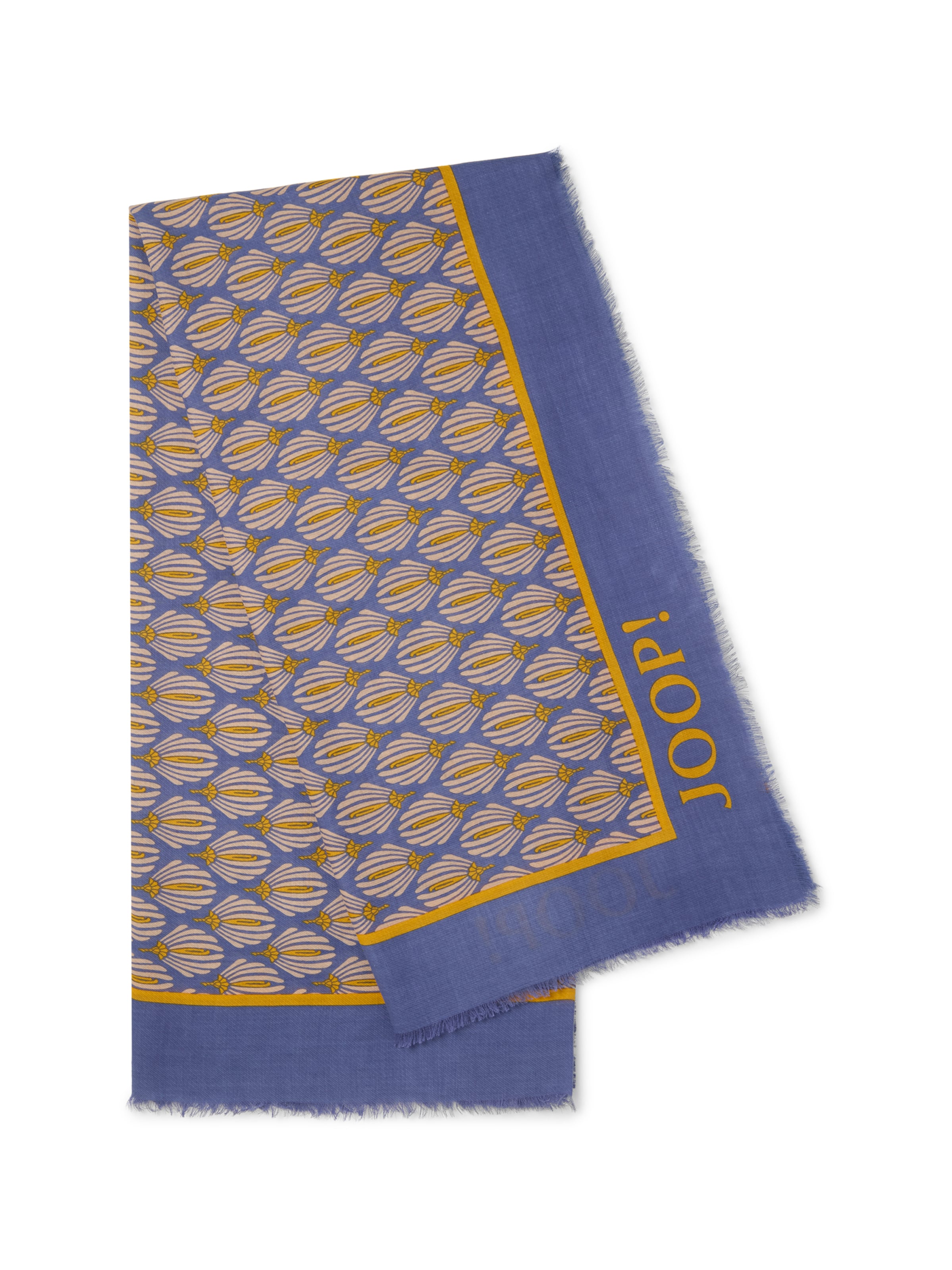 JOOP! Sjaal ' Alea ' in Blauw: voorkant