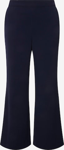 Ulla Popken Wide Leg Hose in Blau: predná strana