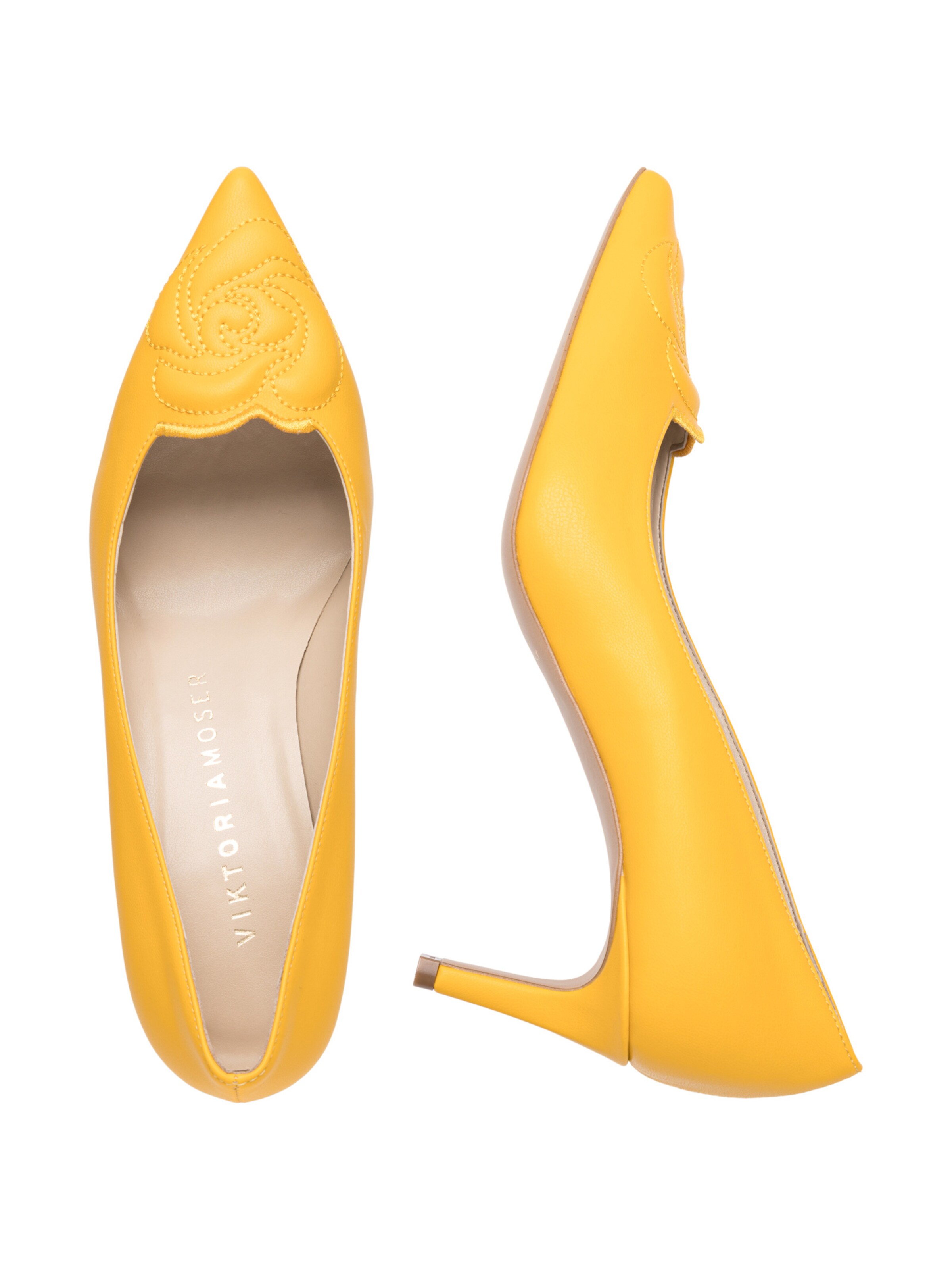 Viktoria Moser Pumps in Yellow